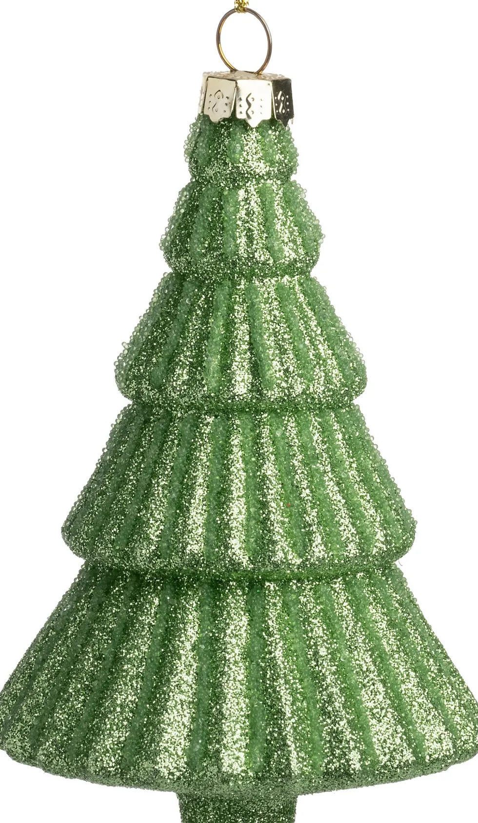 Intratuin kerst ornament Hohen kerstboom groen 7 x 7 x 10,5 cm