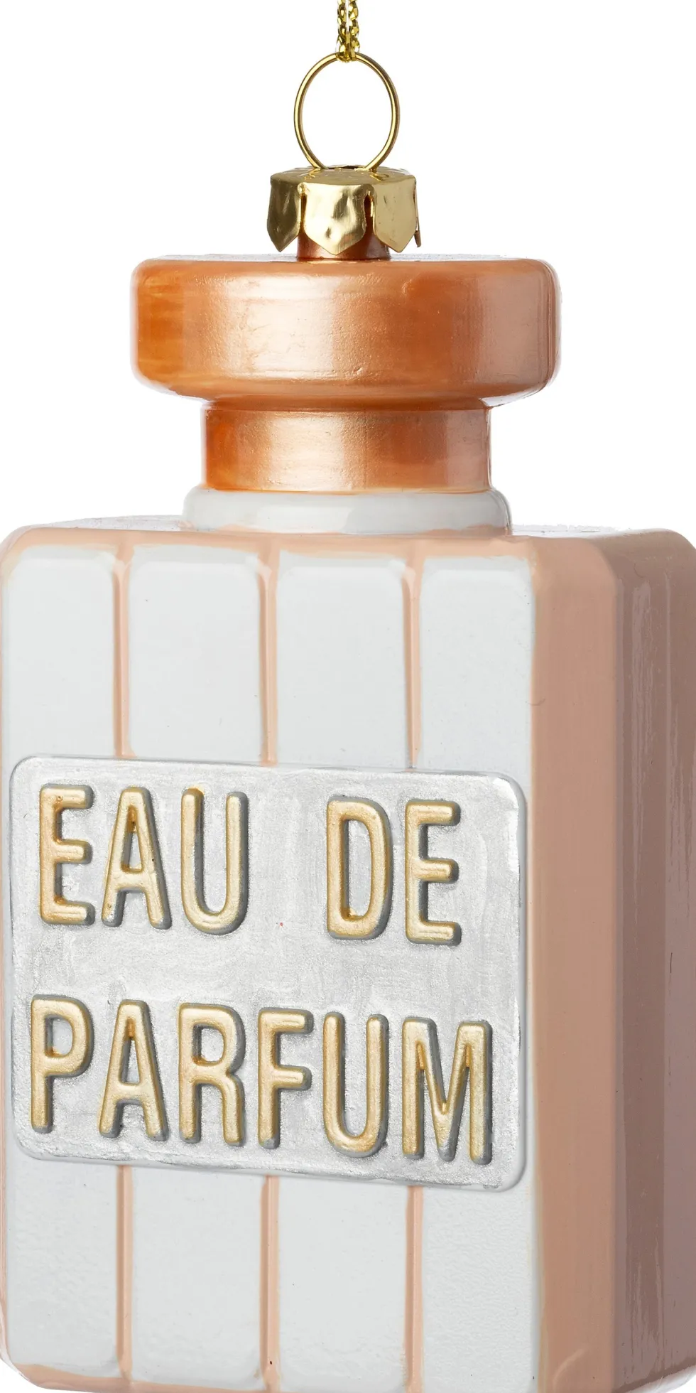 Intratuin kerst ornament Ilma parfum roze 6,5 x 3,5 x 10 cm