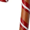 Intratuin kerst ornament Ingvar zuurstok bruin 6,8 x 2,3 x 18 cm