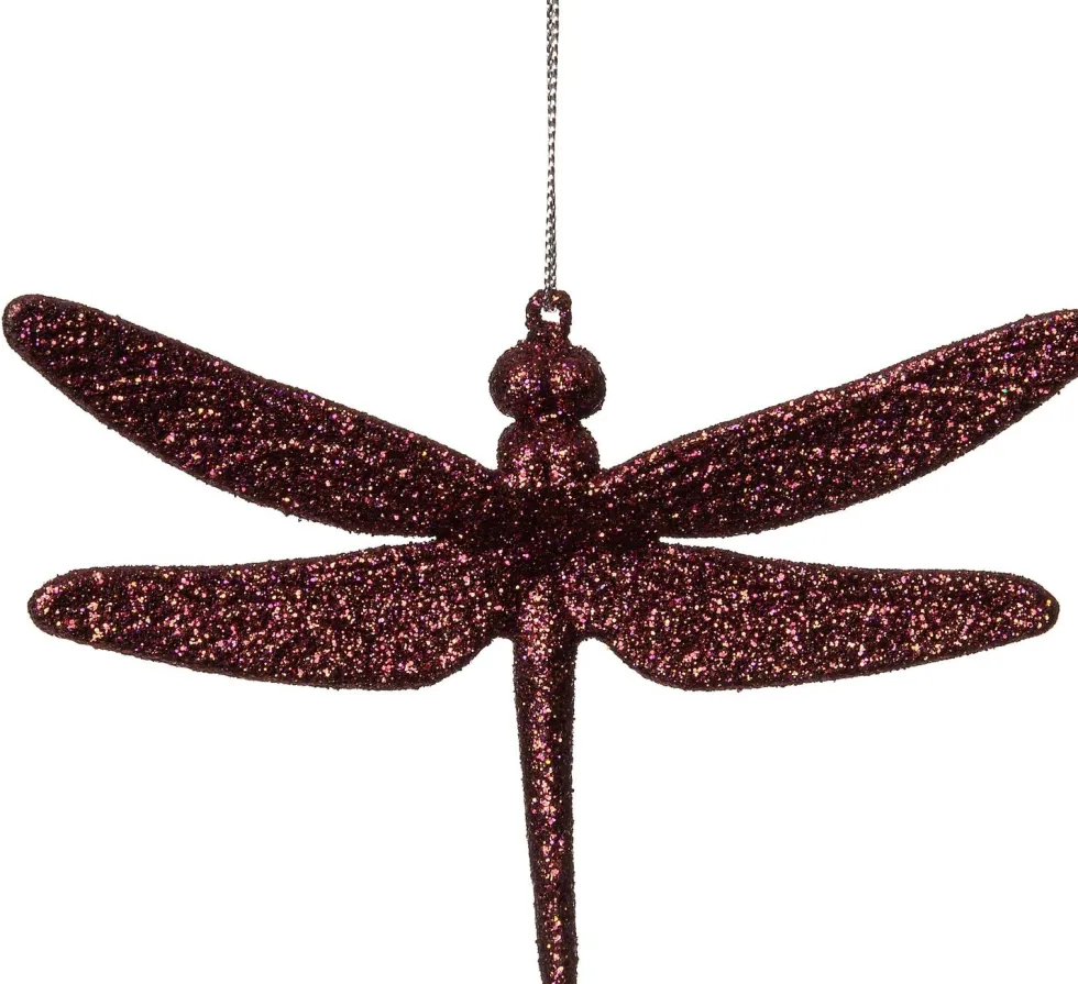 Intratuin kerst ornament insect rood 14 x 0,3 x 9 cm