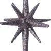 Intratuin kerst ornament Jara ster paars D 9,5 H 14 cm