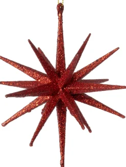 Intratuin kerst ornament Jens ster rood D 15 H 15 cm
