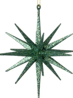 Intratuin kerst ornament Jens ster groen D 15 H 15 cm
