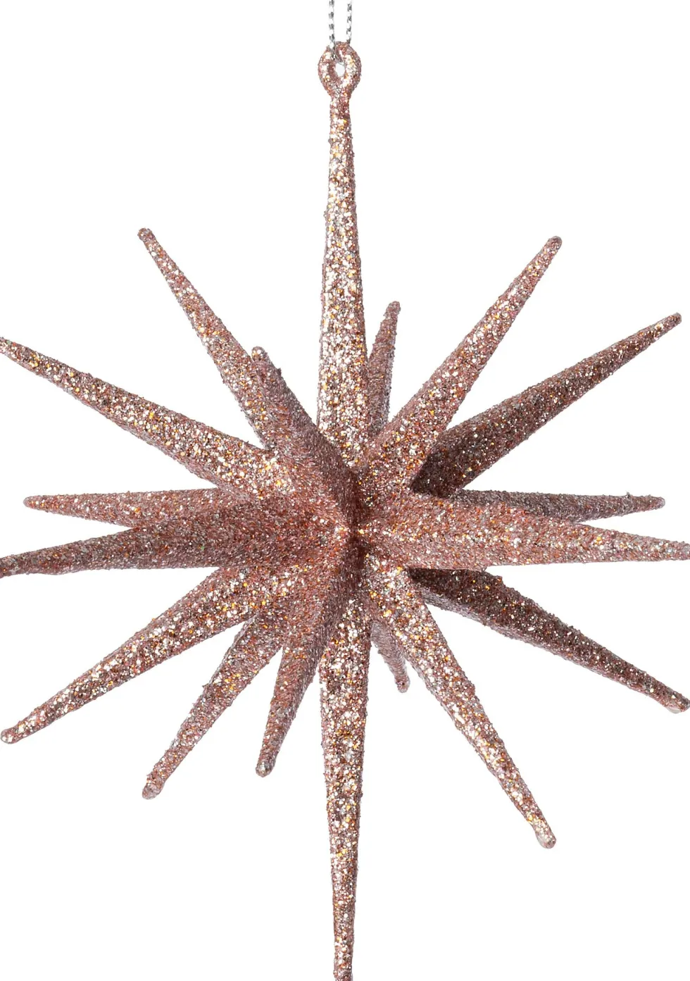 Intratuin kerst ornament Jens ster roze D 15 H 15 cm