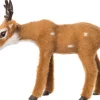 Intratuin kerst ornament jong hert 9,5 x 3,5 x 7,5 cm