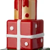 Intratuin kerst ornament Jule cadeautjes rood / groen 6 x 6 x 11,2 cm