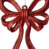 Intratuin kerst ornament Julia strik rood 11 x 2 x 13 cm