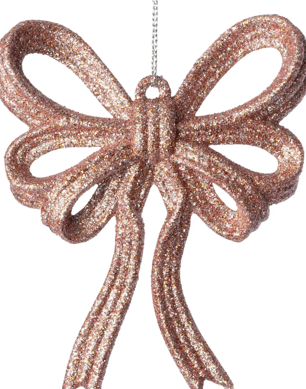 Intratuin kerst ornament Julia strik roze 11 x 2 x 13 cm