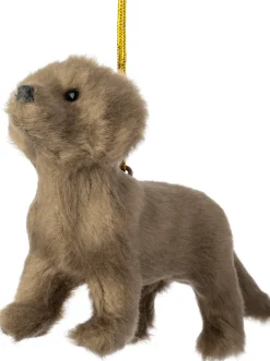 Intratuin kerst ornament Jurda hond bruin 11 x 3 x 6 cm