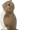 Intratuin kerst ornament Jurda vogel bruin 8 x 4 x 6 cm