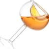 Intratuin kerst ornament jus d'orange oranje / transparant 6,4 x 5,9 x 9,6 cm