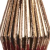 Intratuin kerst ornament Jyll rood / goud 5 x 5 x 13,5 cm