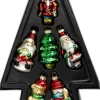 Intratuin kerst ornament kerstviering D 4,5 H 8,5 cm 6 stuks