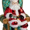 Intratuin kerst ornament kerstman stoel 11 x 11 x 15 cm
