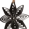Intratuin kerst ornament kerstster Florian zwart D 15 cm