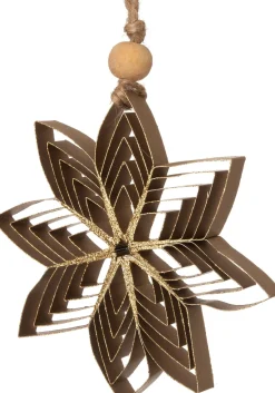 Intratuin kerst ornament kerstster Florian goud D 10 cm