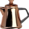 Intratuin kerst ornament koffiekan goud / zilver 7,6 x 5,4 x 6,9 cm