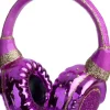 Intratuin kerst ornament koptelefoon roze 8,4 x 5,8 x 10,1 cm