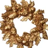 Intratuin kerst ornament krans goud 13,1 x 0,8 x 12,2 cm