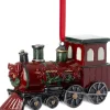 Intratuin kerst ornament locomotief rood 11 x 4 x 5,7 cm