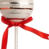 Intratuin kerst ornament Lolly wit / rood D 5,5 H 15 cm