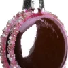 Intratuin kerst ornament Macaron glanzend roze 5 x 3 x 5 cm