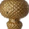 Intratuin kerst ornament Mila pegel goud D 5 H 14 cm