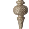 Intratuin kerst ornament Mila pegel beige D 5 H 14 cm