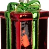 Intratuin kerst ornament Nuna cadeau rood 6,4 x 6,4 x 9,1 cm