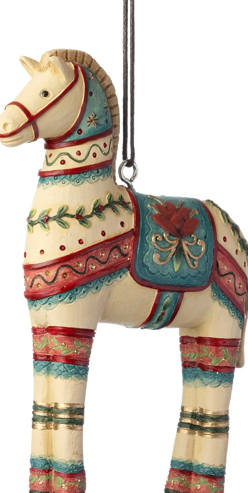 Intratuin kerst ornament paard 9,7 x 3 x 12 cm