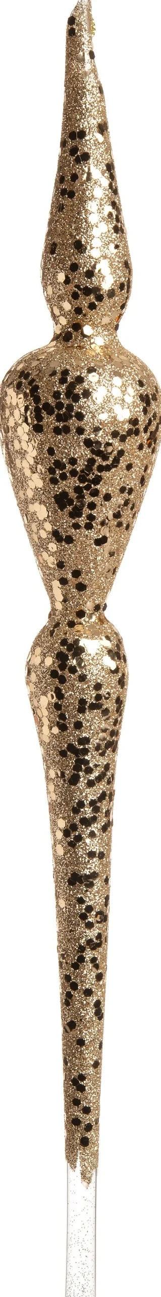 Intratuin kerst ornament Pebbles goud 4,5 x 4,5 x 39 cm