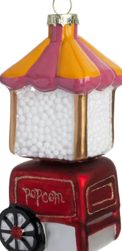 Intratuin kerst ornament popcornmachine 5 x 5 x 12,5 cm