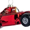 Intratuin kerst ornament raceauto rood 12,8 x 6 x 5 cm