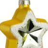 Intratuin kerst ornament Renze goud / zilver 8 x 3,5 x 8 cm