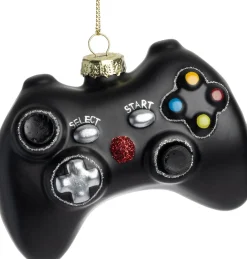 Intratuin kerst ornament Rola controller zwart 4,3 x 10,2 x 7,3 cm