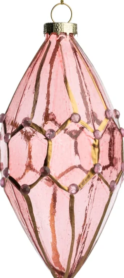 Intratuin kerst ornament Saggart roze D 12 cm