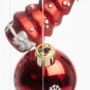 Intratuin kerst ornament Santa rood D 4 cm 10-delig