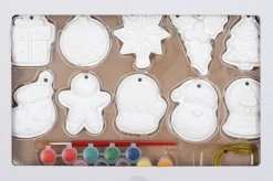 Intratuin kerst ornament schilderset 10 stuks