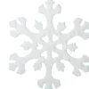 Intratuin kerst ornament Sia sneeuwvlok wit met 32,5 x 32,5 x 1,5 cm