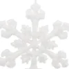 Intratuin kerst ornament Sia sneeuwvlok wit 23 x 23 x 1,5 cm
