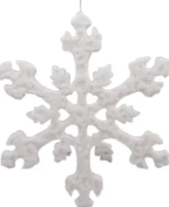 Intratuin kerst ornament Sia sneeuwvlok wit 41 x 41 x 1,5 cm