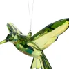 Intratuin kerst ornament Skina kolibrie groen 11,5 x 17 x 5 cm