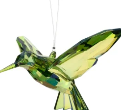 Intratuin kerst ornament Skina kolibrie groen 11,5 x 17 x 5 cm