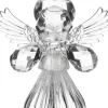 Intratuin kerst ornament Skina engel transparant D 6,4 H 8 cm