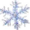 Intratuin kerst ornament sneeuwvlok iriserend D 17 H 1 cm