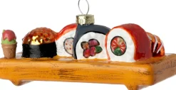 Intratuin kerst ornament sushiplate 12 x 4,7 x 4,7 cm