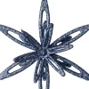 Intratuin kerst ornament Suza ster donkerblauw 10 x 3 x 10 cm