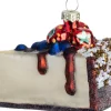 Intratuin kerst ornament taartpunt 9,9 x 6,2 x 7,2 cm