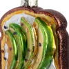 Intratuin kerst ornament toast avocado 7,5 x 3,2 x 8,5 cm
