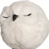 Intratuin kerst ornament Uil ogen dicht wit D 9 H 9 cm